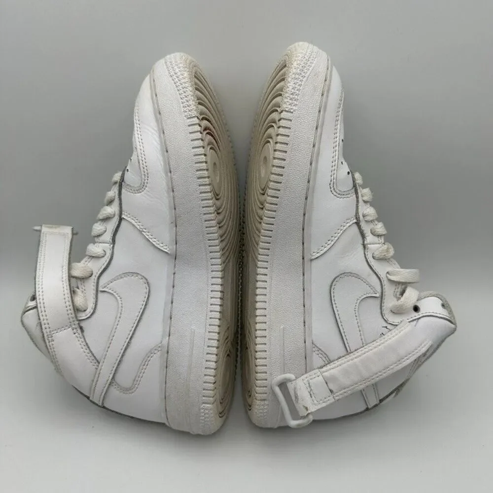 Nike Air Force 1 High Size 4Y White Youth Shoes‎ Sneakers